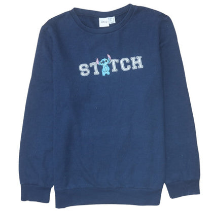 Womens UK Size 10 Disney Blue Pullover Sweatshirt