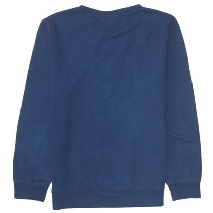 Womens UK Size 10 Disney Blue Pullover Sweatshirt
