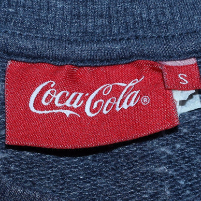 Mens UK Size S Coca-Cola Blue Pullover Sweatshirt