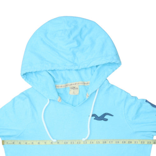 Mens UK Size L Hollister Blue Pullover Hoodie
