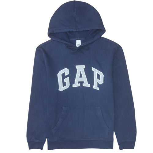 Mens UK Size M GAP Blue Pullover Hoodie