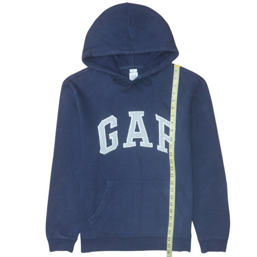 Mens UK Size M GAP Blue Pullover Hoodie