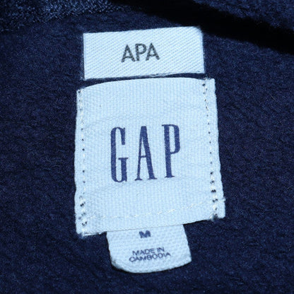 Mens UK Size M GAP Blue Pullover Hoodie