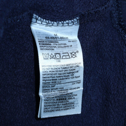 Mens UK Size M GAP Blue Pullover Hoodie