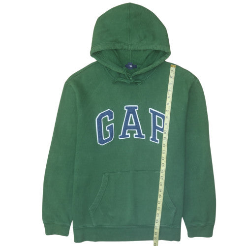 Mens UK Size L GAP Green Pullover Hoodie