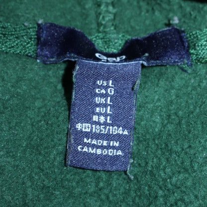 Mens UK Size L GAP Green Pullover Hoodie