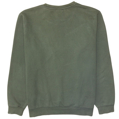 Mens UK Size L Puma Green Pullover Sweatshirt