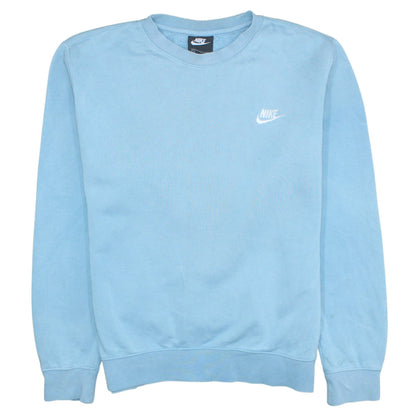 Mens UK Size S Nike Blue Pullover Sweatshirt