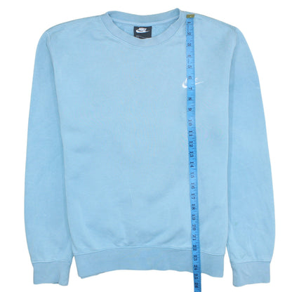 Mens UK Size S Nike Blue Pullover Sweatshirt