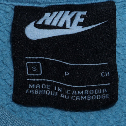 Mens UK Size S Nike Blue Pullover Sweatshirt