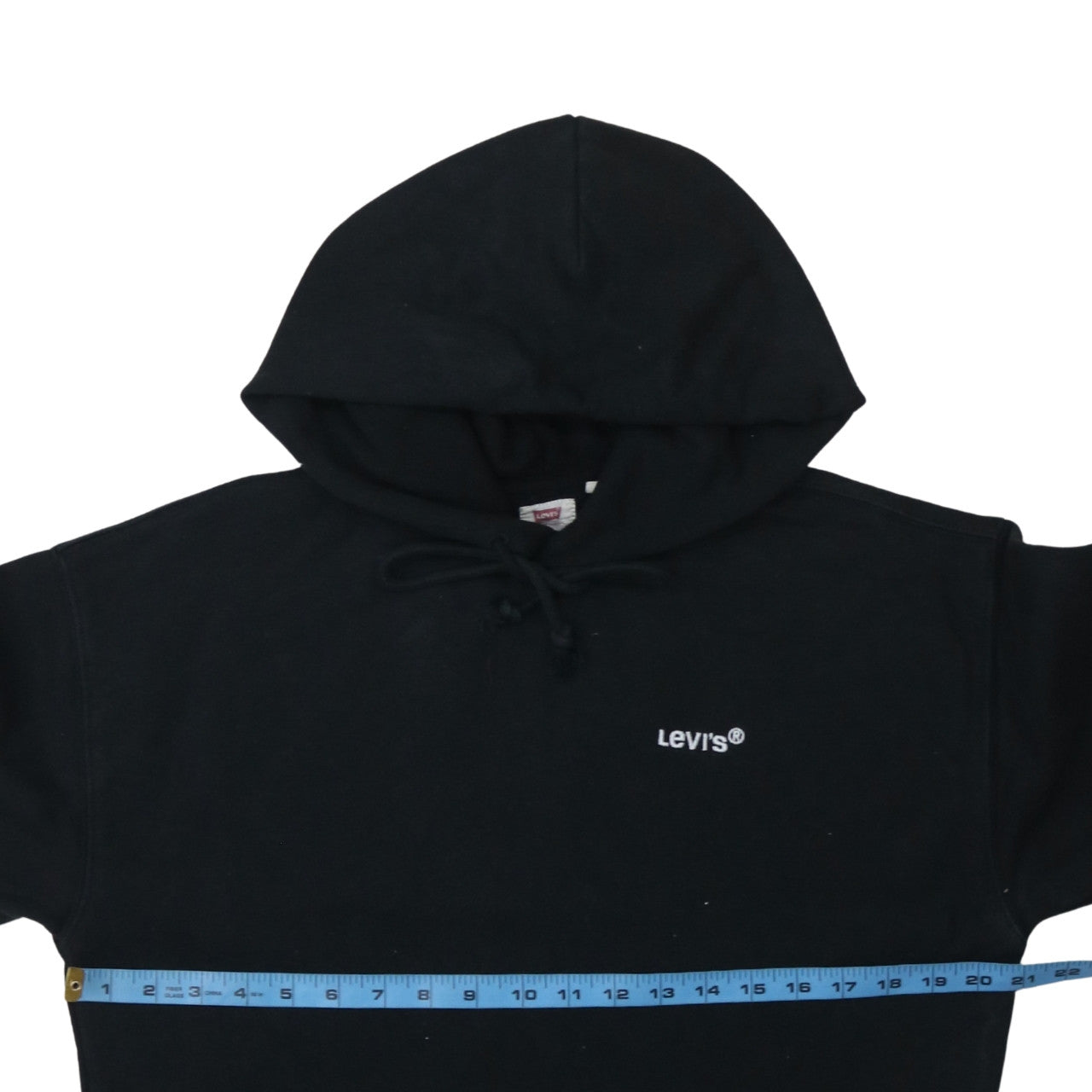Mens UK Size XS Levi's Black Pullover Hoodie