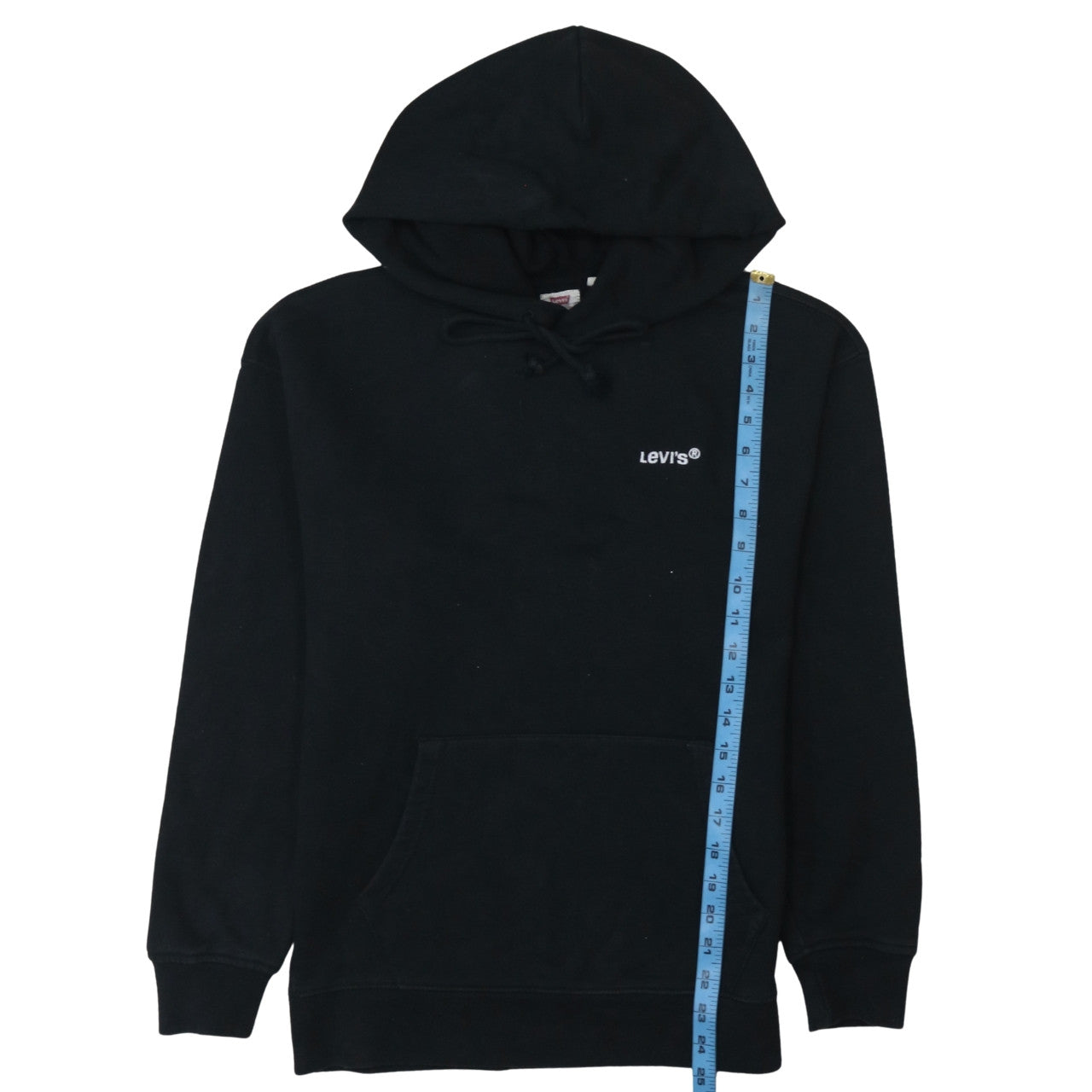 Mens UK Size XS Levi's Black Pullover Hoodie