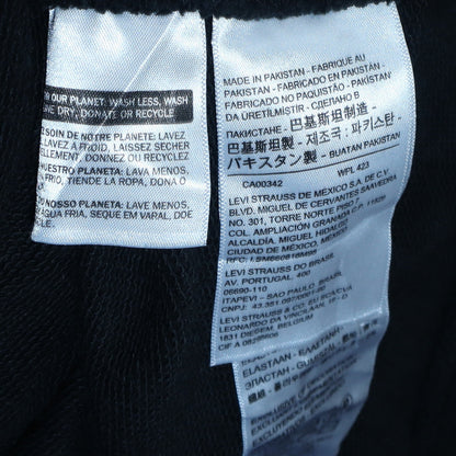 Mens UK Size XS Levi's Black Pullover Hoodie