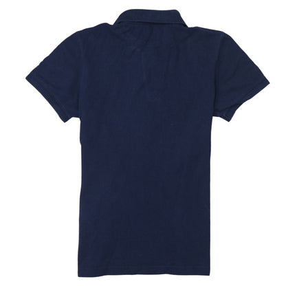 Timberland Men’s Blue Cotton Regular Fit Short Sleeve Polo Shirt S