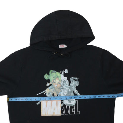 Mens UK Size XL Marvel Black Pullover Hoodie