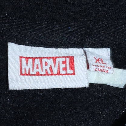 Mens UK Size XL Marvel Black Pullover Hoodie