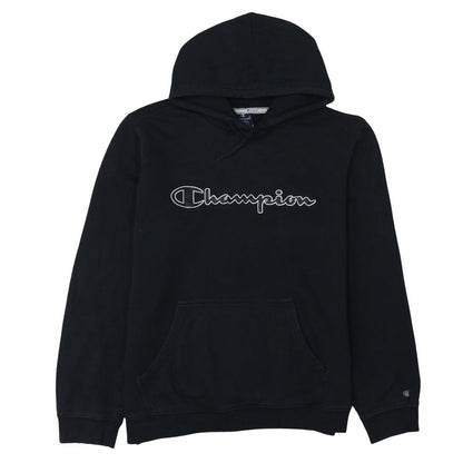 Mens UK Size XL Champion Black Pullover Hoodie