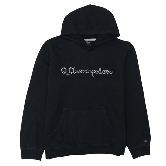 Mens UK Size XL Champion Black Pullover Hoodie
