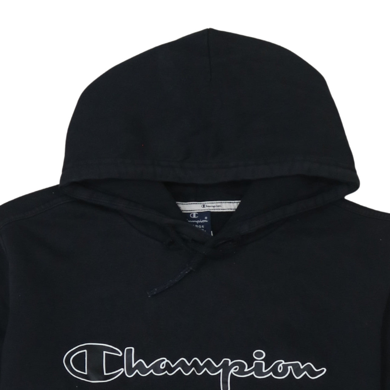 Mens UK Size XL Champion Black Pullover Hoodie
