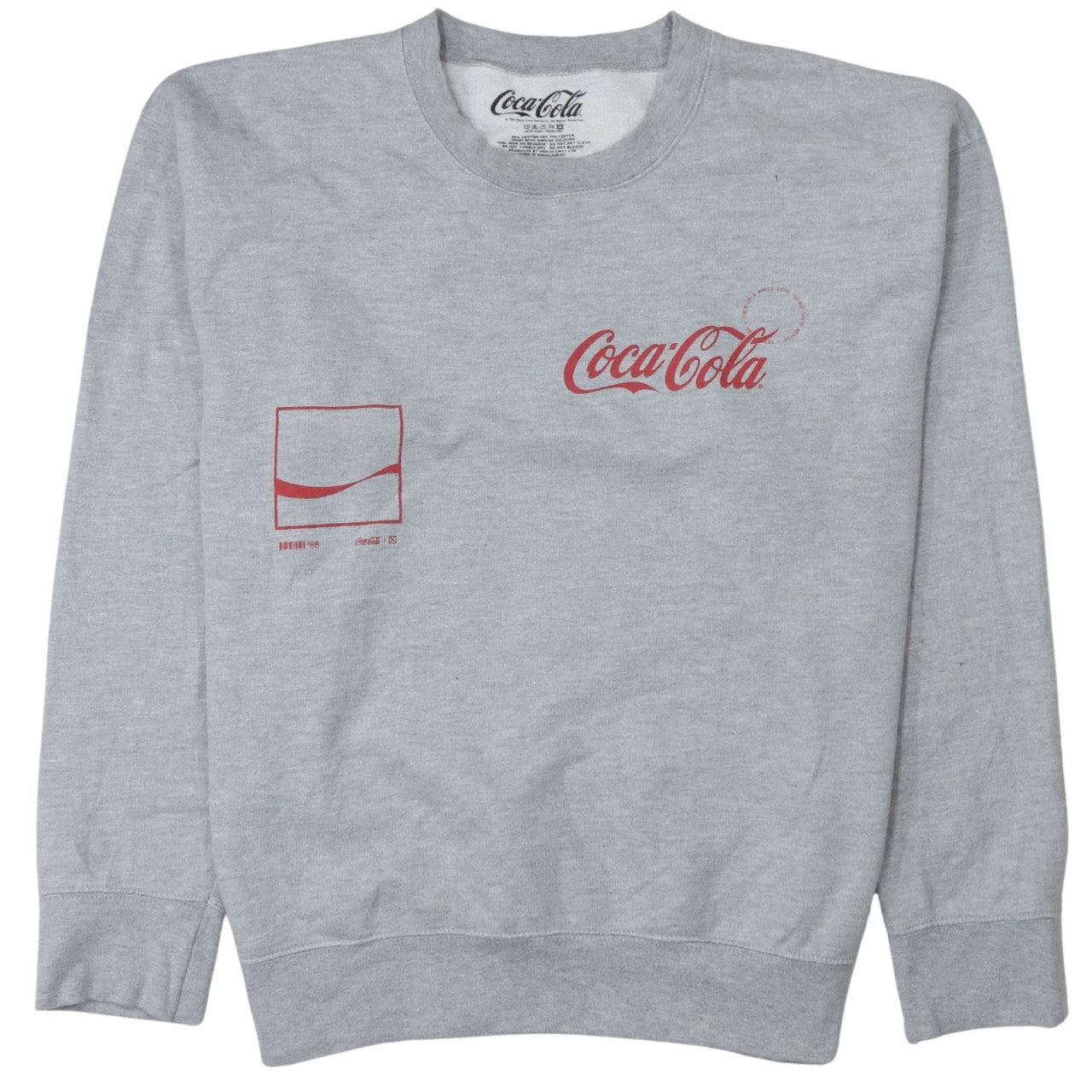 Womens UK Size L Coca-Cola Grey Pullover Sweatshirt