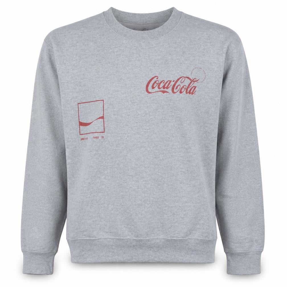 Womens UK Size L Coca-Cola Grey Pullover Sweatshirt