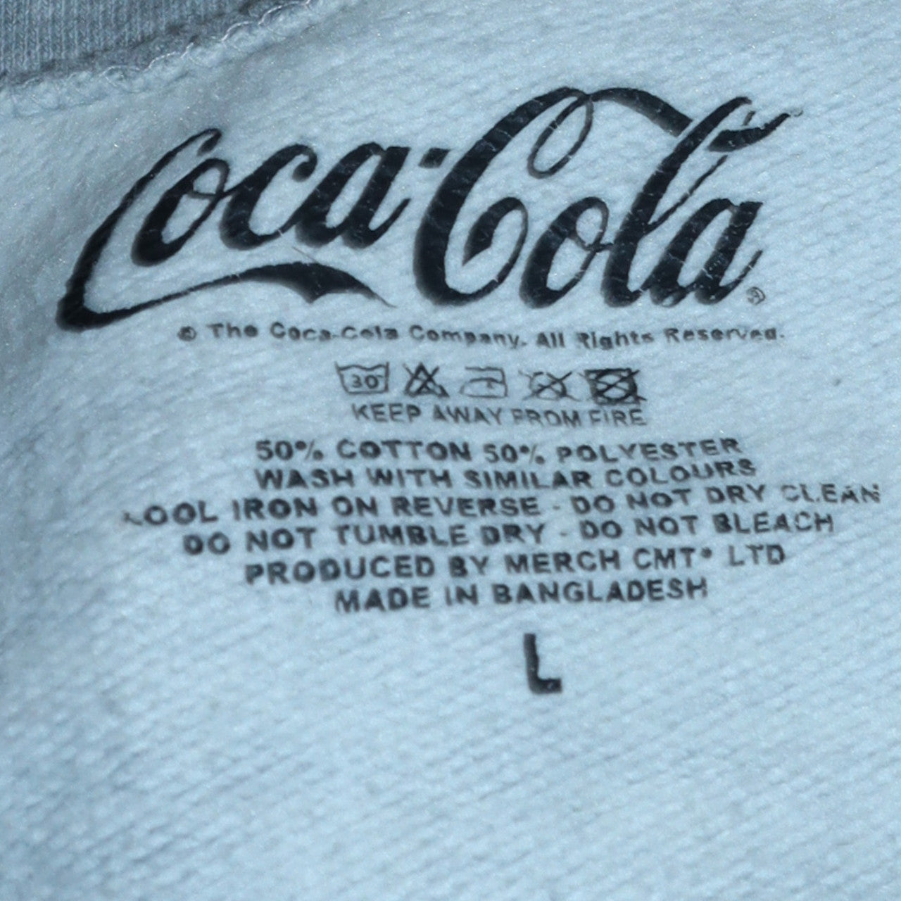 Womens UK Size L Coca-Cola Grey Pullover Sweatshirt