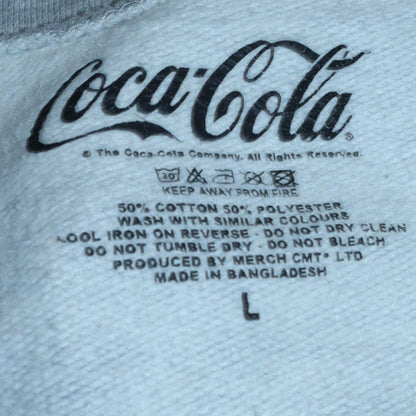 Womens UK Size L Coca-Cola Grey Pullover Sweatshirt