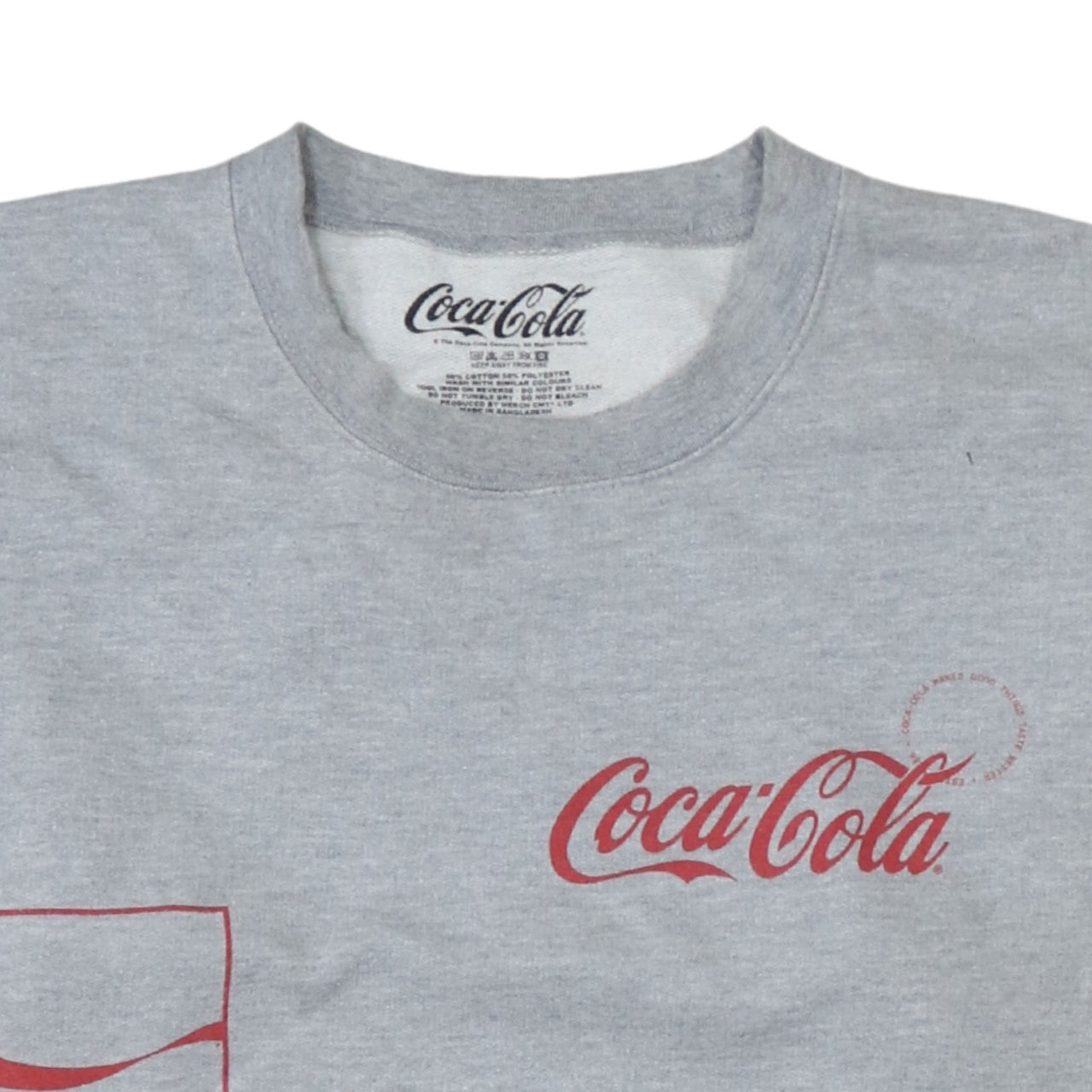Womens UK Size L Coca-Cola Grey Pullover Sweatshirt