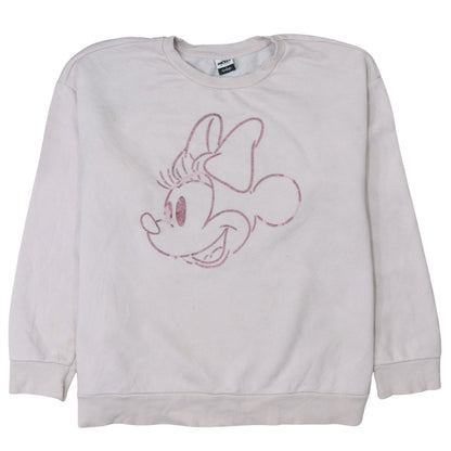 Womens UK Size L George Pink Pullover Sweatshirt