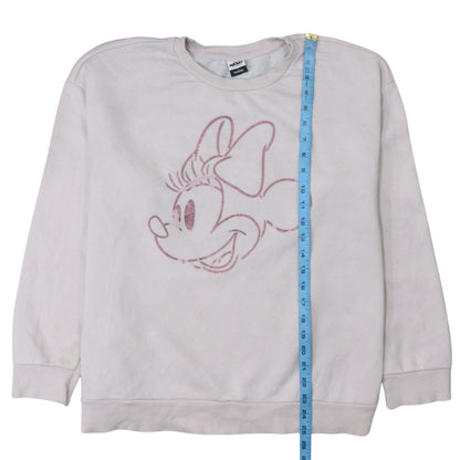 Womens UK Size L George Pink Pullover Sweatshirt