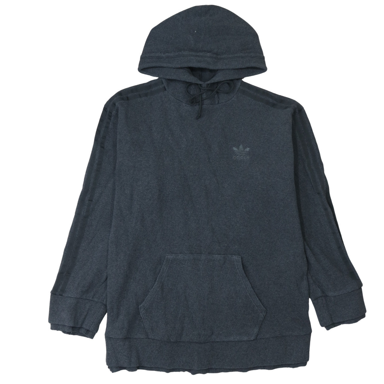 Mens UK Size L Adidas Grey Pullover Hoodie
