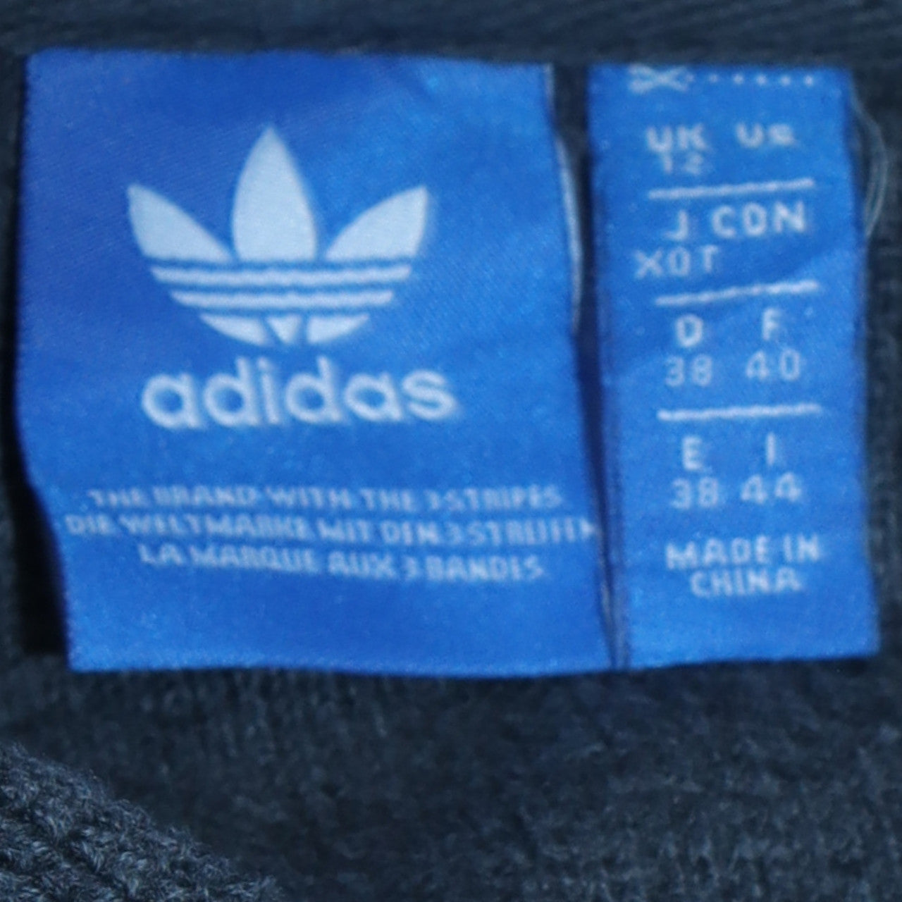 Mens UK Size L Adidas Grey Pullover Hoodie