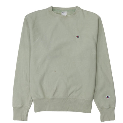 Mens UK Size M Champion Green Pullover Sweatshirt