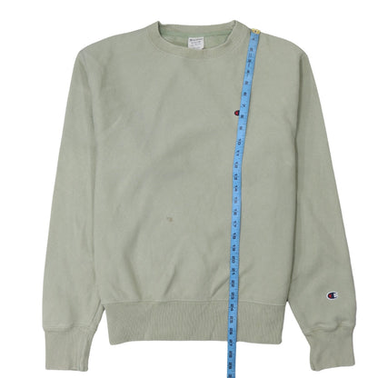 Mens UK Size M Champion Green Pullover Sweatshirt