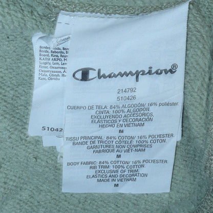 Mens UK Size M Champion Green Pullover Sweatshirt