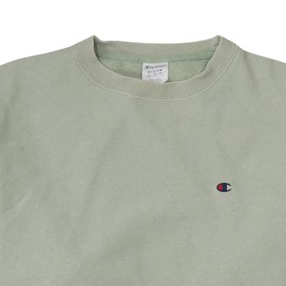 Mens UK Size M Champion Green Pullover Sweatshirt