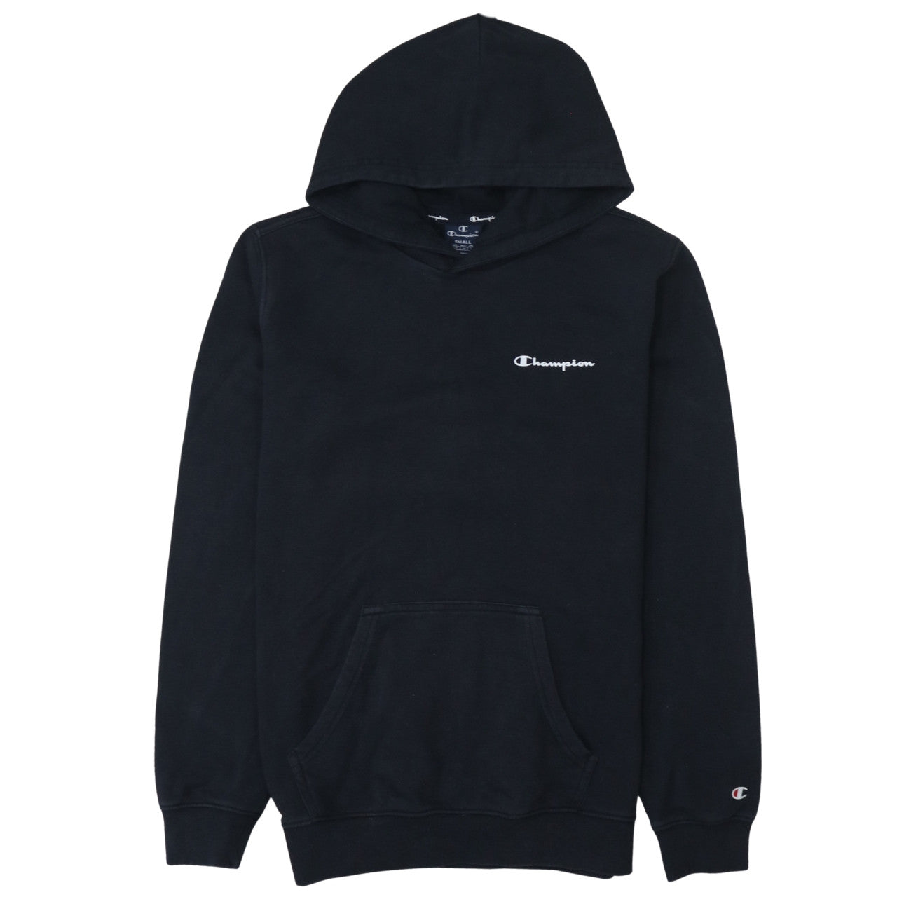 Mens UK Size S Champion Black Pullover Hoodie