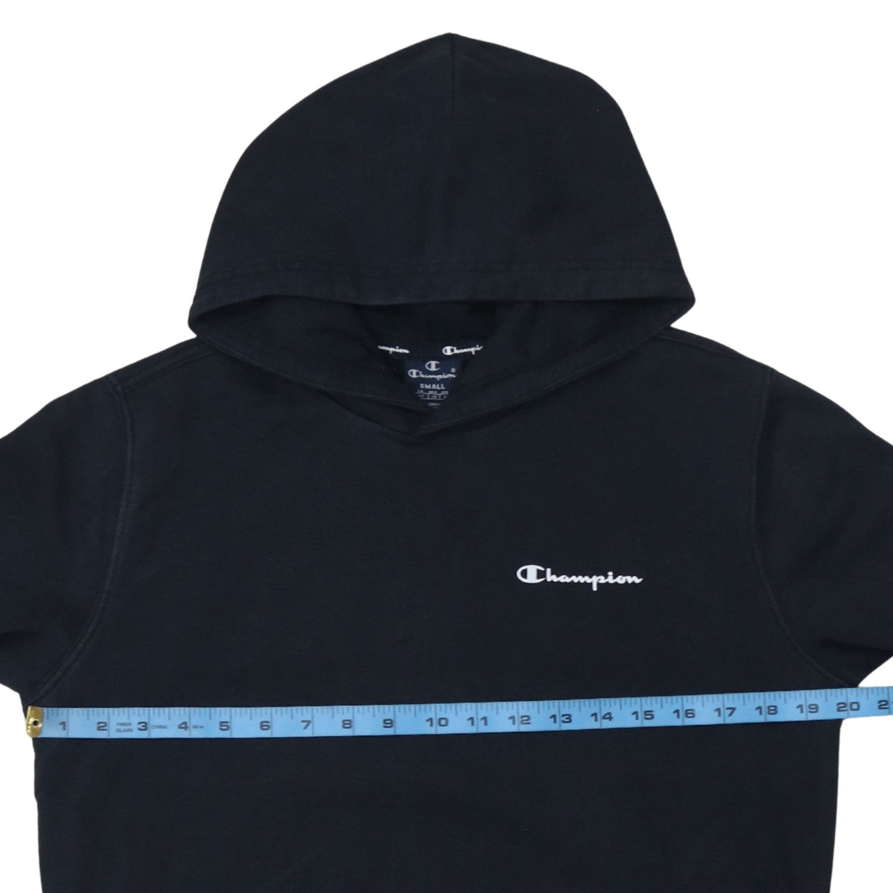 Mens UK Size S Champion Black Pullover Hoodie