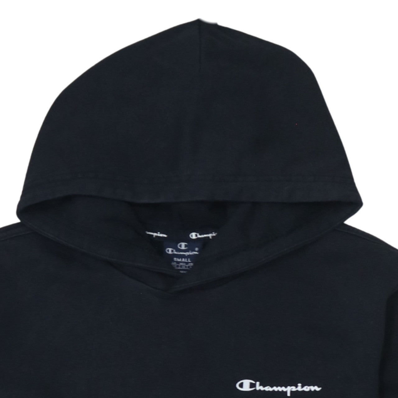 Mens UK Size S Champion Black Pullover Hoodie