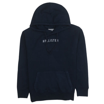 Mens UK Size XS Hollister Blue Pullover Hoodie