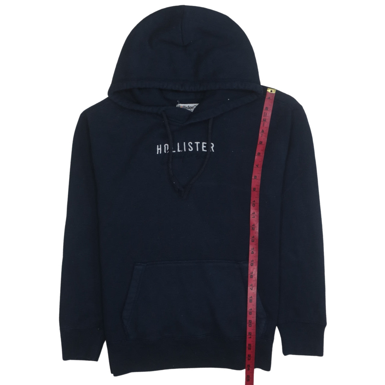 Mens UK Size XS Hollister Blue Pullover Hoodie