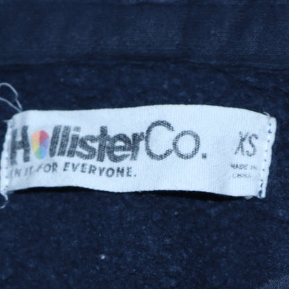 Mens UK Size XS Hollister Blue Pullover Hoodie