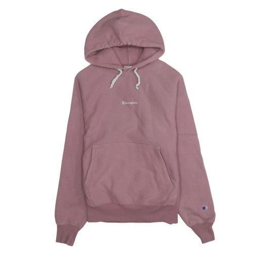 Womens UK Size S Champion Pink Pullover Hoodie