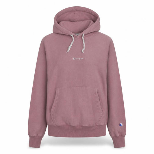 Womens UK Size S Champion Pink Pullover Hoodie
