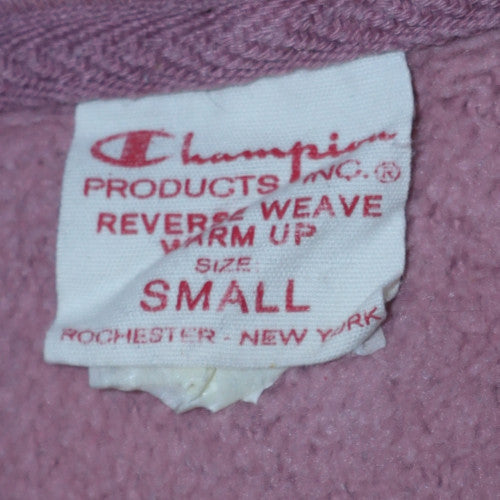 Womens UK Size S Champion Pink Pullover Hoodie