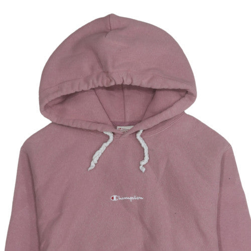 Womens UK Size S Champion Pink Pullover Hoodie