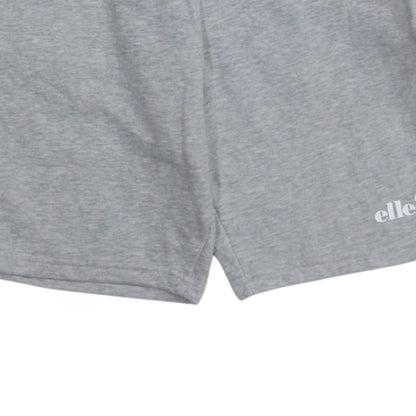 Ellesse Men's Grey Sweat Shorts Size S Elastic Waist Casual