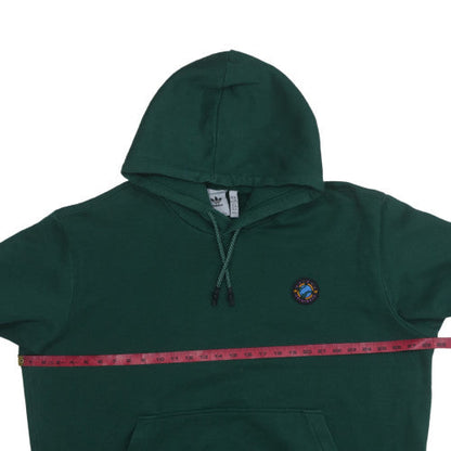 Mens UK Size 2XL Adidas Green Pullover Hoodie