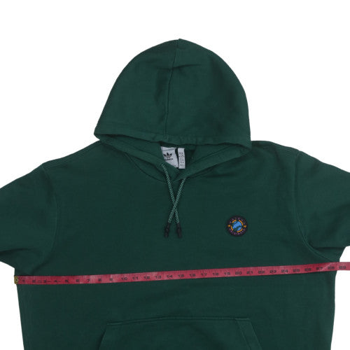 Mens UK Size 2XL Adidas Green Pullover Hoodie