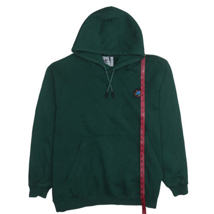 Mens UK Size 2XL Adidas Green Pullover Hoodie